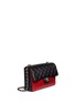 Figure View - Click To Enlarge - VINTAGE CHANEL - Colourblock quilted lambskin leather flap bag
