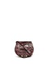 Main View - Click To Enlarge - CHLOÉ - 'Marcie' small snakeskin leather saddle bag
