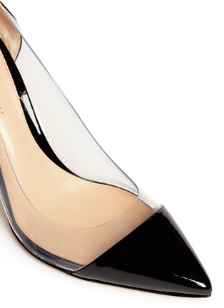 Detail View - Click To Enlarge - GIANVITO ROSSI - Clear PVC patent leather pumps