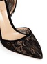 Detail View - Click To Enlarge - GIANVITO ROSSI - Lace fan counter d'Orsay pumps