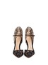 Figure View - Click To Enlarge - GIANVITO ROSSI - Lace fan counter d'Orsay pumps