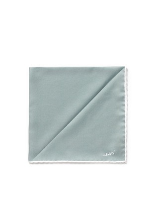 Main View - Click To Enlarge - LANVIN - Contrast silk pocket square