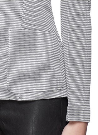 Detail View - Click To Enlarge - ARMANI COLLEZIONI - Stretch knit jacket