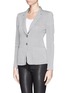 Front View - Click To Enlarge - ARMANI COLLEZIONI - Stretch knit jacket