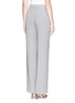 Back View - Click To Enlarge - ARMANI COLLEZIONI - Straight leg cady crepe pants