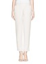 Main View - Click To Enlarge - ARMANI COLLEZIONI - Wrap front silk charmeuse carrot pants