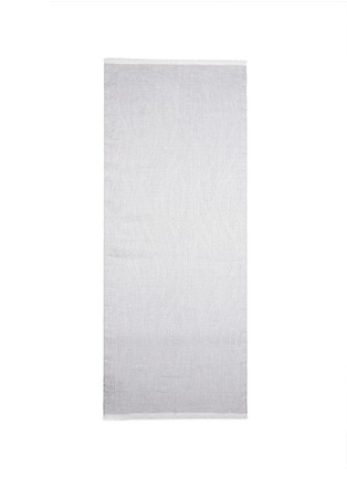 Main View - Click To Enlarge - ARMANI COLLEZIONI - Chalk stripe linen blend scarf