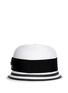 Main View - Click To Enlarge - ARMANI COLLEZIONI - Wide ribbon cloche hat