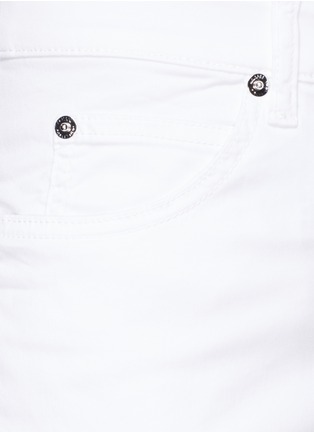 Detail View - Click To Enlarge - ARMANI COLLEZIONI - Straight leg cotton jeans