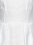 Detail View - Click To Enlarge - ARMANI COLLEZIONI - Textured half circle sheath dress