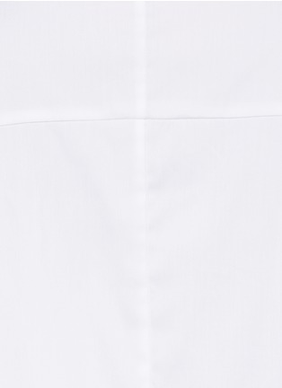 Detail View - Click To Enlarge - ARMANI COLLEZIONI - Plunge V-neck poplin shirt