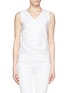 Main View - Click To Enlarge - ARMANI COLLEZIONI - Cross front jersey top