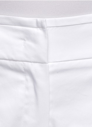 Detail View - Click To Enlarge - ARMANI COLLEZIONI - Split cuff cotton pants