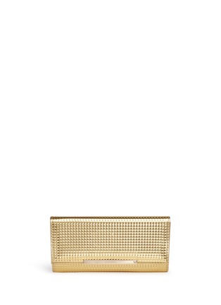Main View - Click To Enlarge - JIMMY CHOO - 'Margot' cube mirror leather envelope clutch