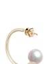 Detail View - Click To Enlarge - SOPHIE BILLE BRAHE - 'Petite Boucle de Walter' pearl 14k gold earrings