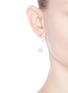 Figure View - Click To Enlarge - SOPHIE BILLE BRAHE - Elipse Noveau' akoya pearl 14k gold single earring