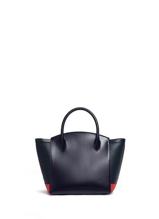 Detail View - Click To Enlarge - SACAI - Two-way colourblock leather tote