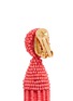 Detail View - Click To Enlarge - OSCAR DE LA RENTA - 'Classic Short' beaded tassel drop clip earrings