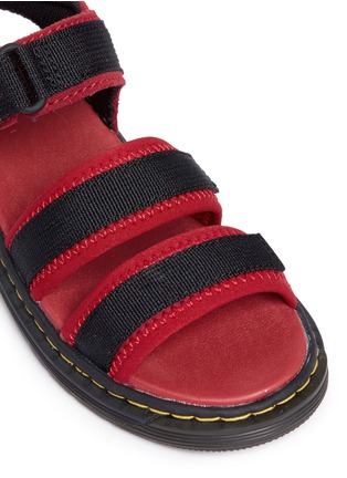 Detail View - Click To Enlarge - DR. MARTENS - 'Zachary Junior' neoprene strappy kids sandals