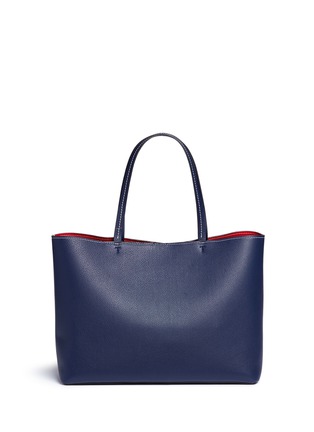 Detail View - Click To Enlarge - TORY BURCH - 'Perforated Logo' leather tote