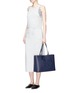 Figure View - Click To Enlarge - TORY BURCH - 'Perforated Logo' leather tote