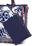 Detail View - Click To Enlarge - TORY BURCH - 'Marguerite' palm leaf print plastic tote
