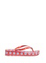 Main View - Click To Enlarge - TORY BURCH - 'Thandie' logo print wedge flip flops