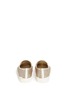 Back View - Click To Enlarge - TORY BURCH - 'Jesse' perforated metallic leather slip-ons