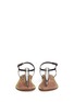 Front View - Click To Enlarge - SAM EDELMAN - 'Gigi' tribal print leather thong sandals