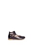 Main View - Click To Enlarge - AQUAZZURA - 'Belgravia Baby' caged leather toddler flats