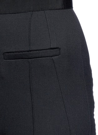 Detail View - Click To Enlarge - SELF-PORTRAIT - Asymmetric lace frill bodice one-shoulder jumpsuit