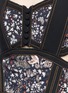 Detail View - Click To Enlarge - SELF-PORTRAIT - Pleated floral jacquard mini dress