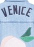 Detail View - Click To Enlarge - ÊTRE CÉCILE - 'Venice Peaches' oversized patch denim jacket