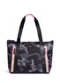 Main View - Click To Enlarge - MONREAL - 'Victory' camouflage and neon tote bag