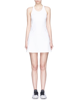 Main View - Click To Enlarge - MONREAL - 'Ace' perforated panel racerback performance dress
