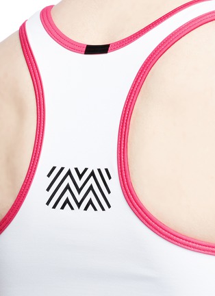 Detail View - Click To Enlarge - MONREAL - 'Essential' performance racerback tank top with built-in bra