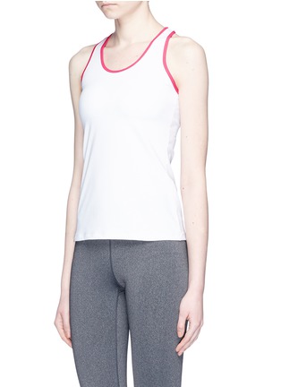 Front View - Click To Enlarge - MONREAL - 'Essential' performance racerback tank top with built-in bra