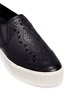 Detail View - Click To Enlarge - ASH - Kingston' perforated leather flatform slip-ons