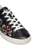Detail View - Click To Enlarge - ASH - Nak' floral embroidered leather sneakers