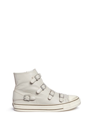 Main View - Click To Enlarge - ASH - 'Virgin' buckle leather sneakers
