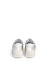 Back View - Click To Enlarge - ASH - Cyber' star stud metallic leather platform sneakers