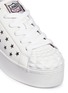 Detail View - Click To Enlarge - ASH - 'Circus' prism perforated star leather platform sneakers