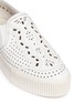 Detail View - Click To Enlarge - ASH - Kingston' perforated leather flatform slip-ons
