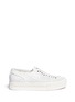 Main View - Click To Enlarge - ASH - Kingston' perforated leather flatform slip-ons
