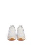 Front View - Click To Enlarge - ASH - 'Look Lace' satin and suede zip sneakers