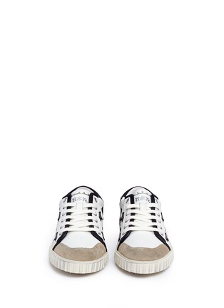 Front View - Click To Enlarge - ASH - 'Magic' star and heart appliqué leather sneakers