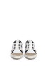 Front View - Click To Enlarge - ASH - 'Magic' star and heart appliqué leather sneakers