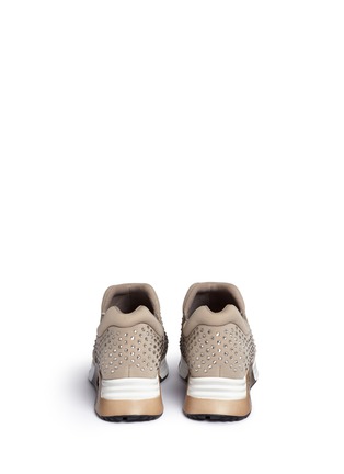 Back View - Click To Enlarge - ASH - 'Lifting' hotfix crystal neoprene sneakers