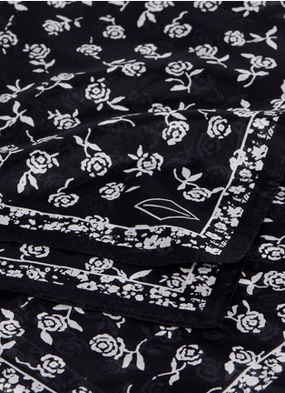 Detail View - Click To Enlarge - RAG & BONE - Floral print cotton-silk bandana