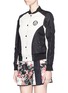 Front View - Click To Enlarge - RAG & BONE - 'Morgan' floral print reversible bomber jacket